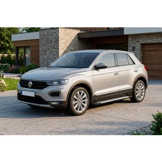 Sānu sliekšņi Line (2 gab., alumīnijs) Volkswagen T-Roc 2017–2025 foto 1