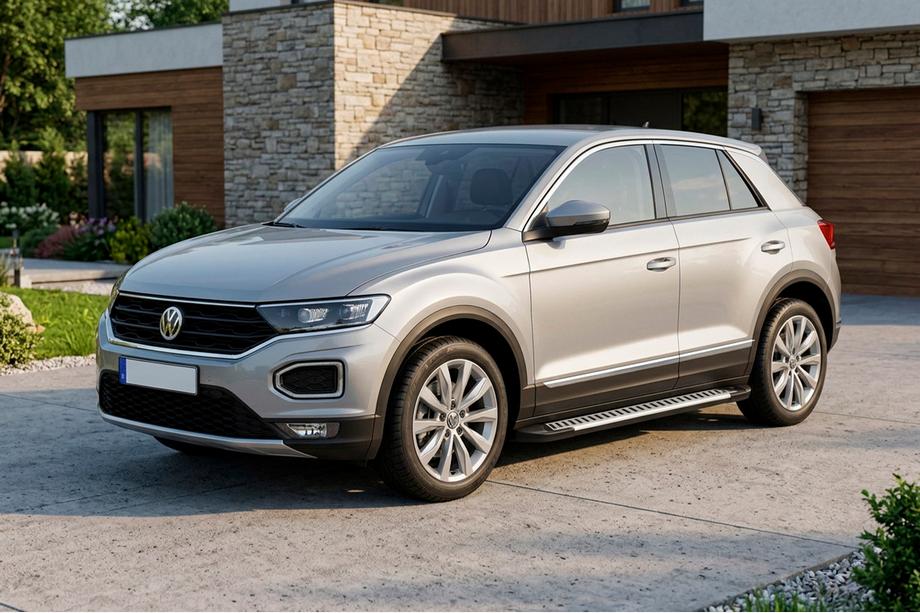 Volkswagen T-Roc 2017–2025 Sānu sliekšņi Line (2 gab., alumīnijs) Foto 1