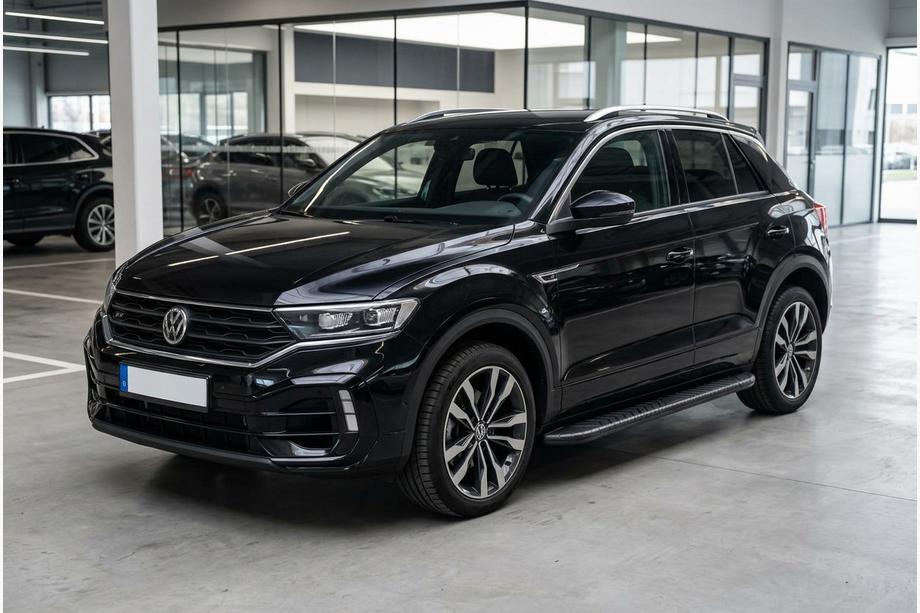Volkswagen T-Roc 2017–2025 Sānu sliekšņi Bosphore Black (2 gab., alumīnijs) Image