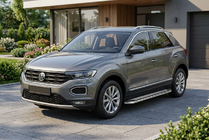Volkswagen T-Roc 2017–2025 Sānu sliekšņi Maydos V2 (2 gab., alumīnijs / nerūsējošais tērauds) foto 1