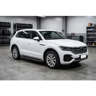 Sānu kāpšļi Tayga Black (2 gab., alumīnijs) foto 1