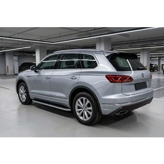 Sānu sliekšņi Tayga Grey (2 gab., alumīnijs) foto 1