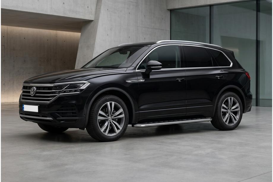 Volkswagen Touareg 2018– Sānu kāpšļi Maydos V1 (2 gab., alumīnijs) Foto 1