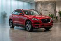 Jaguar F-PACE 2016– Sānu pakāpieni Maya Red (2 gab., alumīnijs) foto 1
