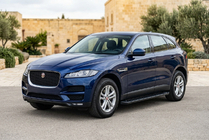 Jaguar F-PACE 2016– Sānu sliekšņi Allmond Black (2 gab., alumīnijs) foto 1