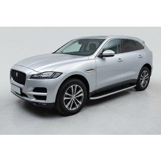 Sānu sliekšņi Tayga Grey (2 gab., alumīnijs) foto 1