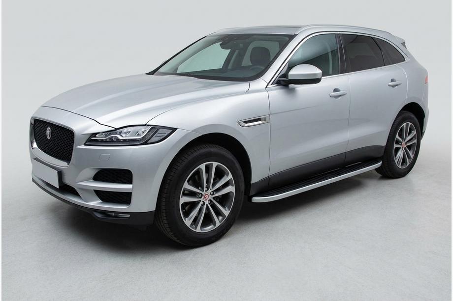 Jaguar F-PACE 2016– Sānu sliekšņi Tayga Grey (2 gab., alumīnijs) Image
