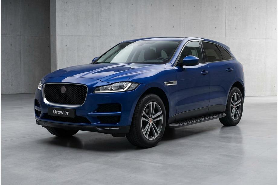 Jaguar F-PACE 2016– Sānu kāpšļi Tayga Black (2 gab., alumīnijs) Foto 1