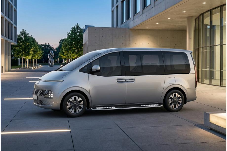 Hyundai Staria 2021– Sānu pakāpieni Tayga V2 (2 gab., alumīnijs) Foto 1