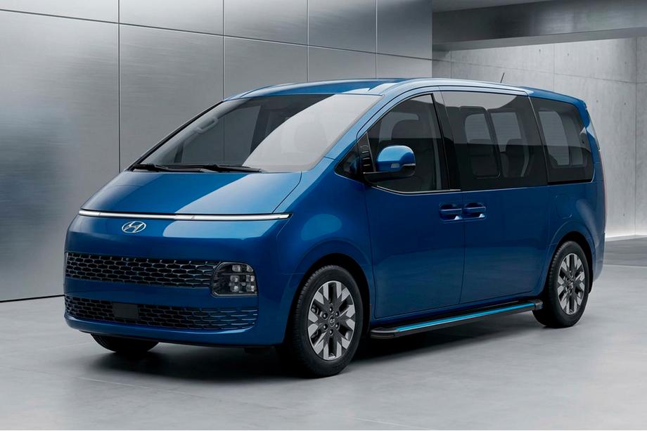 Hyundai Staria 2021– Sānu pakāpieni Maya Blue (2 gab., alumīnijs) Foto 1