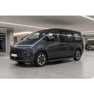 Sānu kāpšļi Tayga Black (2 gab., alumīnijs) foto 1