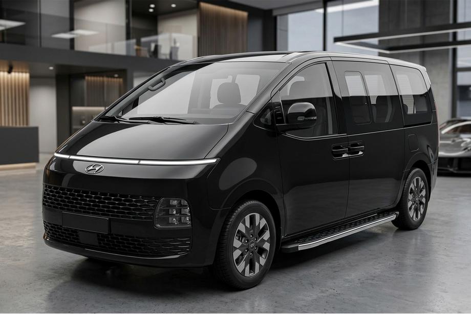 Hyundai Staria 2021– Sānu pakāpieni BlackLine (2 gab., alumīnijs) Image