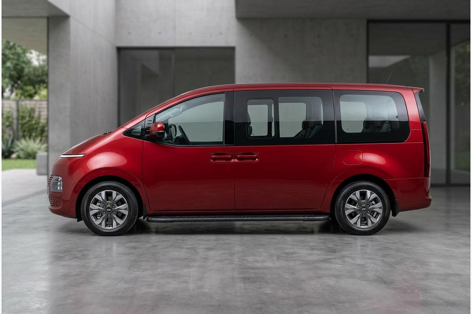 Hyundai Staria 2021– Sānu pakāpieni Bosphorus Black (2 gab., alumīnijs) Image