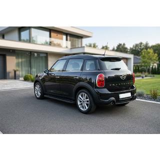 Sānu sliekšņi Allmond Black (2 gab., alumīnijs) Mini Countryman R60 2010–2017 foto 1