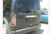 Ford Transit 2000–2014 Uzliktnis virs numura zīmes (nerūsējošais tērauds) foto 2