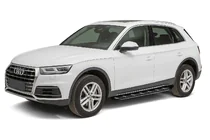Audi Q5 2017–2025 OEM V2 sānu pakāpieni (2 gab., alumīnijs) foto 2