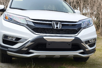 Honda CRV 2012–2016 Priekšējais un aizmugurējais bampera lūpas spoileri 2015-2016 (2 gab.) foto 1
