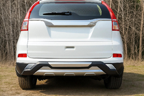 Honda CRV 2012–2016 Priekšējais un aizmugurējais bampera lūpas spoileri 2015-2016 (2 gab.) foto 2
