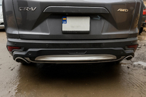 Honda CRV 2017–2022 Priekšējā un aizmugurējā lip uzlika 2016-2019 (2 gab.) foto 4