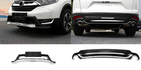 Honda CRV 2017–2022 Priekšējā un aizmugurējā lip uzlika 2016-2019 (2 gab.) foto 2