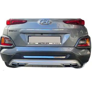 Priekšējais un aizmugurējais lip spoilera uzlikas (2 gab.) Hyundai Kona 2017–2023 foto 2