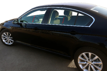 Volkswagen Passat B8 2015–2023 Logu apmales līste SD/SW (nerūsējošais tērauds) foto 1