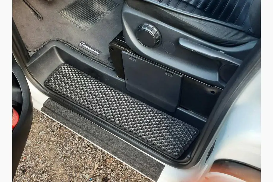 Mercedes Vito/V klase W447 2014– Sliekšņu paklājiņi (3 gab., EVA, melni) Foto 2