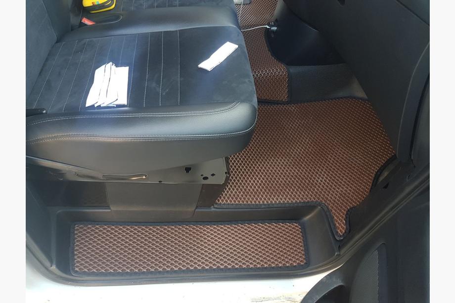 Mercedes Vito/V klase W447 2014– Sliekšņu paklājiņi (3 gab., EVA, ķieģeļkrāsas) Foto 2