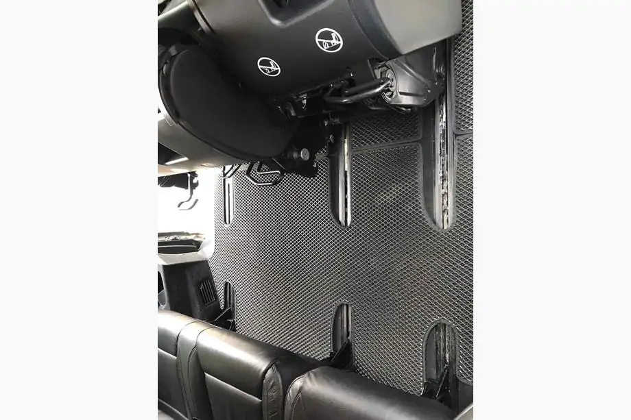 Mercedes Vito/V klase W447 2014– EVA salona paklāji V-Class ExtraLong 2 sānu daļas (tikai saņemšana uz vietas, pilns salona komplekts, melni) Foto 8