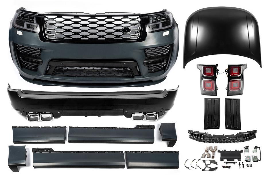 Range Rover IV L405 2013–2021 SVO 2018+ facelift pārbūves komplekts (ar priekšējiem lukturiem) Image