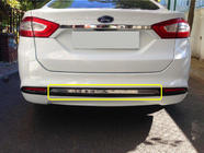 Ford Mondeo 2014–2022 Aizmugurējā bampera apmale (nerūsējošais tērauds) foto 1