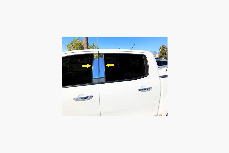 Ford Ranger 2011–2022 Durvju statņu moldingi (nerūsējošais tērauds) Image