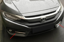 Honda Civic Sedans X 2016–2021 Carmos nerūsējošā tērauda miglas lukturu uzlikas (2 gab.) foto 1