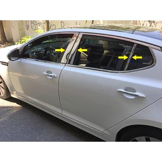 Durvju statņu uzlikas (6 gab., nerūsējošais tērauds) Kia Optima 2010–2016 foto 1