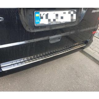 Aizmugurējā bufera uzlika ar ieloci (Carmos V2, nerūsējošais tērauds) Mercedes Viano 2004–2014 foto 2