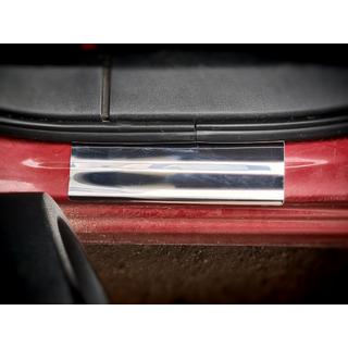 Sliekšņu uzlikas (Carmos V2, 4 gab., nerūsējošais tērauds) Nissan Qashqai 2010–2014 foto 4