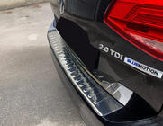 Volkswagen Passat B8 2015–2023 Hromēta aizmugurējā bampera uzlika Carmos V2 (SW) foto 2