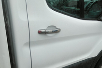 Ford Transit 2014– Durvju rokturu uzlikas Carmos (nerūsējošais tērauds) foto 9