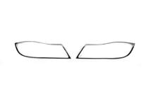 BMW 3. sērija E90/E91 2005–2011 Priekšējo lukturu uzlikas (2 gab., plastmasa) foto 3