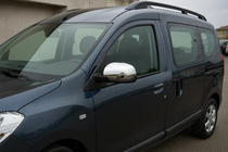 Dacia Dokker 2013–2022 Hroma spoguļu uzlikas (2 gab., ABS) foto 1