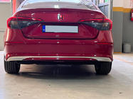 Honda Civic Sedans 2021– Aizmugurējā bampera uzlika (Sedans, nerūsējošais tērauds) foto 1