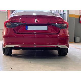Aizmugurējā bampera uzlika (Sedans, nerūsējošais tērauds) Honda Civic Sedans 2021– foto 1