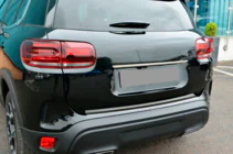 Citroen C5 Aircross 2017–2025 Hroma līste virs numura zīmes (nerūsējošais tērauds) foto 2