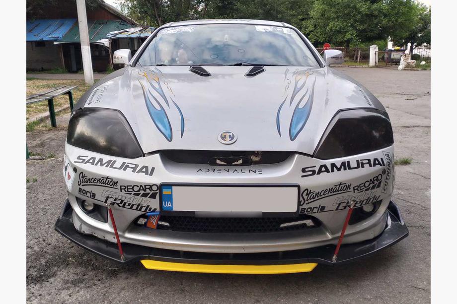 Universāls priekšējā bampera lūpas spoileris Niken Yellow (ABS) Foto 4