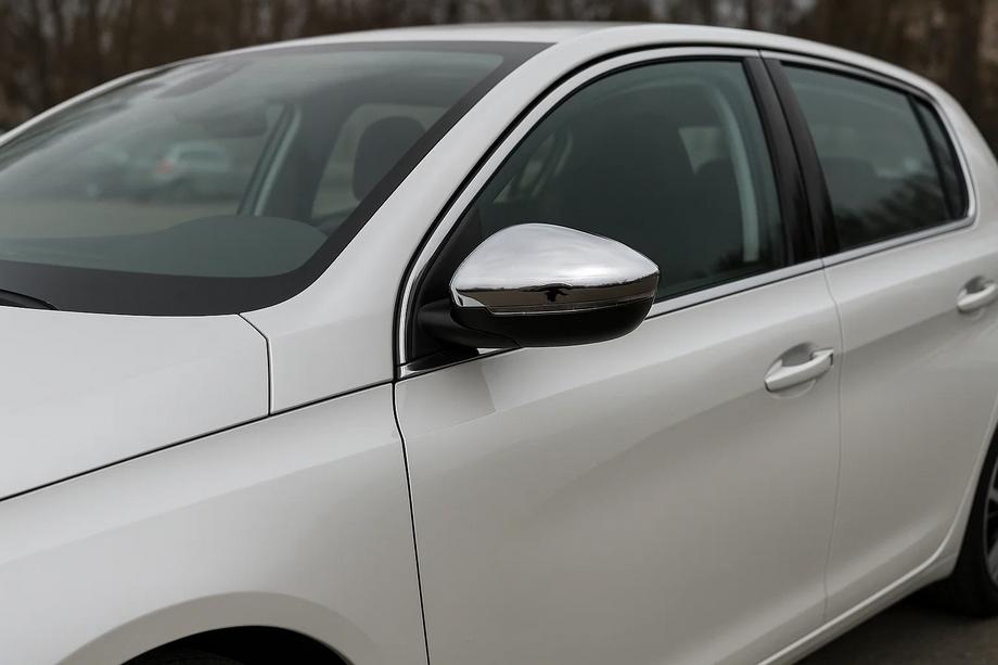 Peugeot 308 2014–2021 Spoguļu uzlikas (2 gab., nerūsējošais tērauds) Carmos - turku teras Image