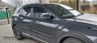 Kia Sportage 2021– Logu vēja deflektori ar hromētu līsti Niken (SWB, 4 gab.) foto 4