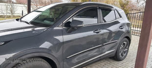 Kia Sportage 2021– Logu vēja deflektori ar hromētu līsti Niken (SWB, 4 gab.) foto 3