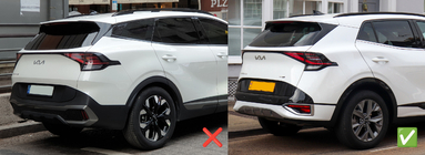 Kia Sportage 2021– Logu vēja deflektori ar hromētu līsti Niken (SWB, 4 gab.) foto 9