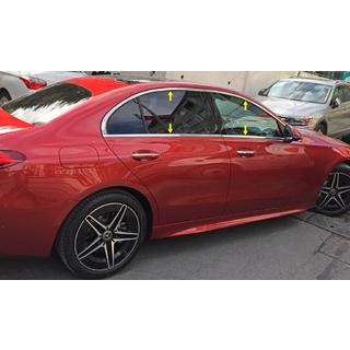 Pilns logu rāmju apdares komplekts (nerūsējošais tērauds) Mercedes C klase W206 2022– foto 1