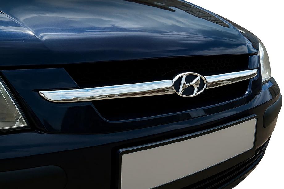 Hyundai Getz 2002– Radiatora režģa uzlikas (2 daļas, nerūsējošais tērauds) Image